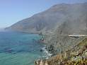 [button photo of the coast along Highway 1, southern part of Big Sur]