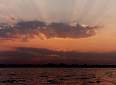 [photo of sunset over City Island, NY]