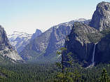 [button photo of classic pic of Yosemite falls]